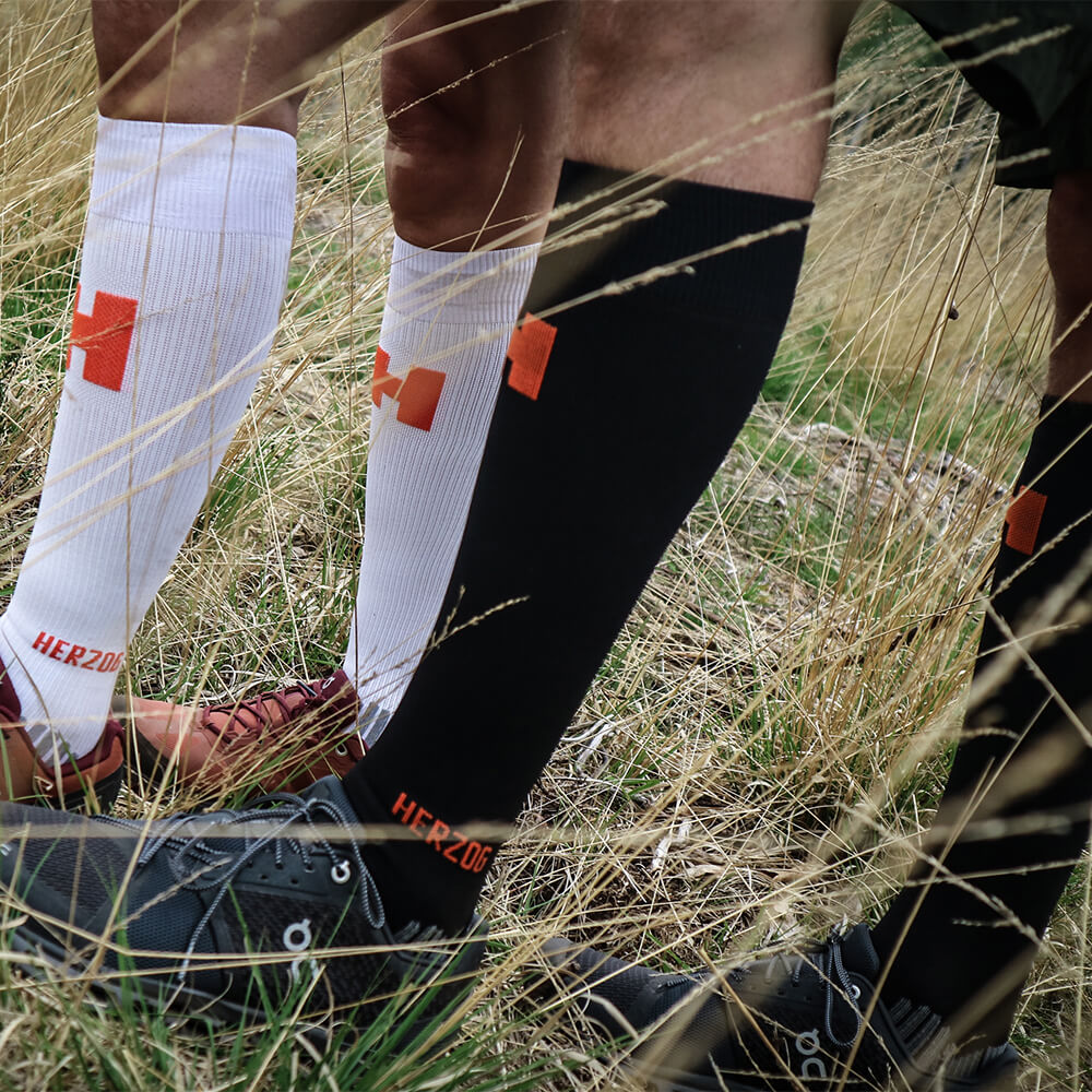 Herzog Medical Active Socks White + Black Jorien ter Mors